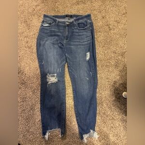 Judy Blue Distressed Blue Jeans